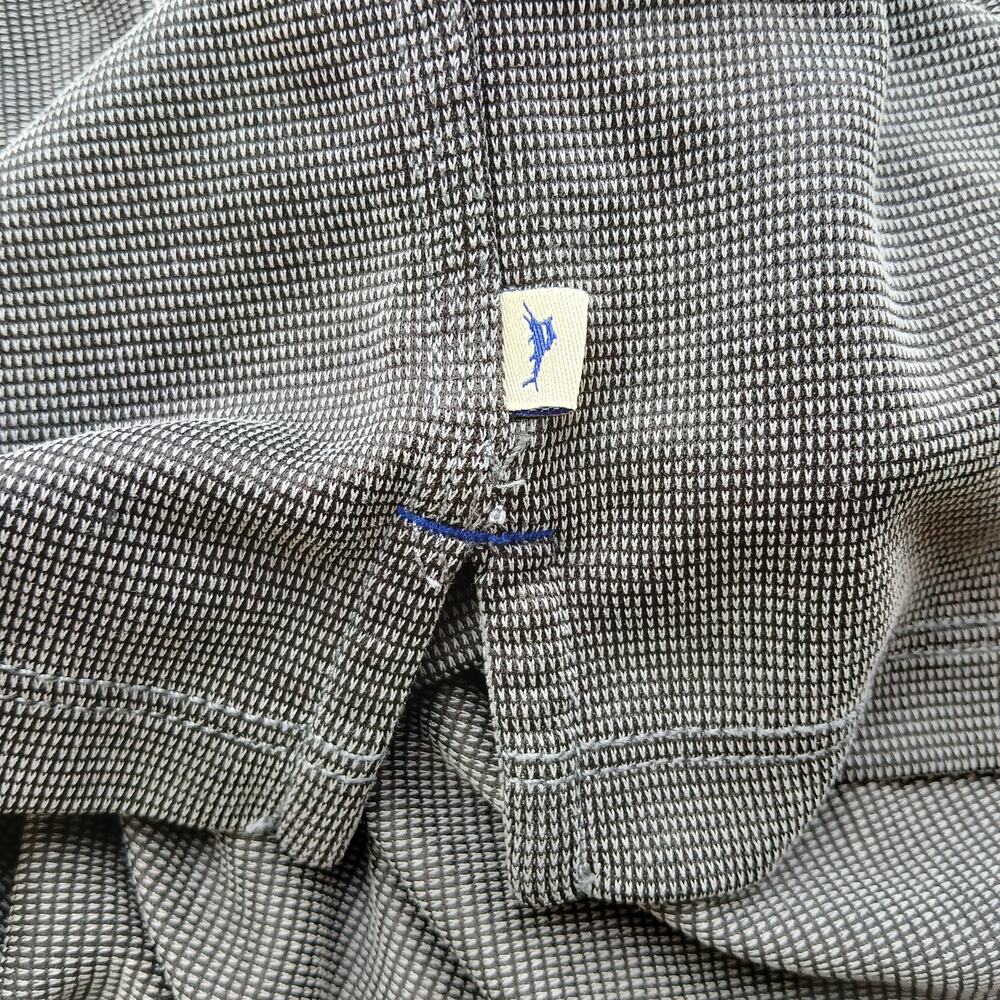 Tommy Bahama Paradiso Cove Long-Sleeve Polo XXL Big &Tall tencel blend dark grey - Picture 7 of 15